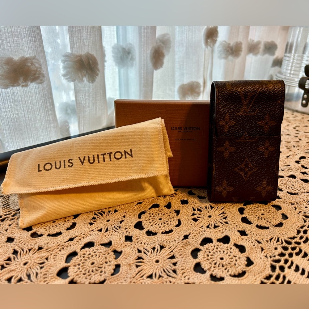 Louis Vuitton Brown Monogram Cigarette Case